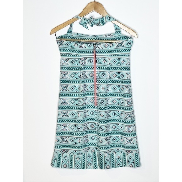 CARVE Designs Geometric Halter Sun Dress Size XS - Picture 2 of 9